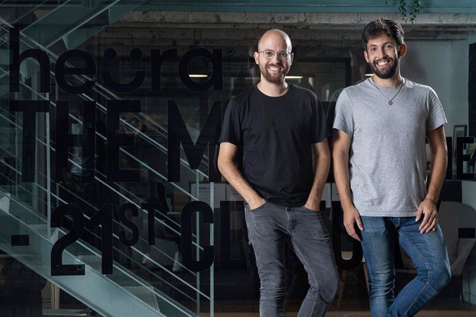 Archivo - Marc Coloma i Bernat Ananos, fundadors d'Heura, a Heura House