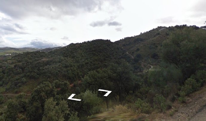 Lugar en el que han tenido que intervenir los servicios de rescate en Casabermeja, en Málaga.