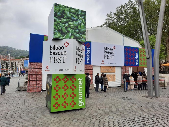 Carpa 'Txoko Gourmet' en el Arenal de Bilbao