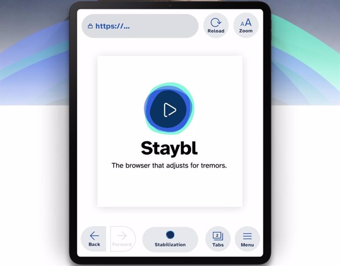 App Stabyl para iPad para personas que padecen Parkinson