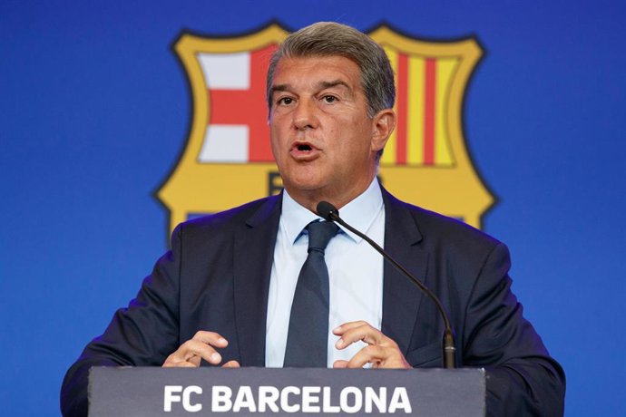 Archivo - Joan Laporta, presidente del FC Barcelona