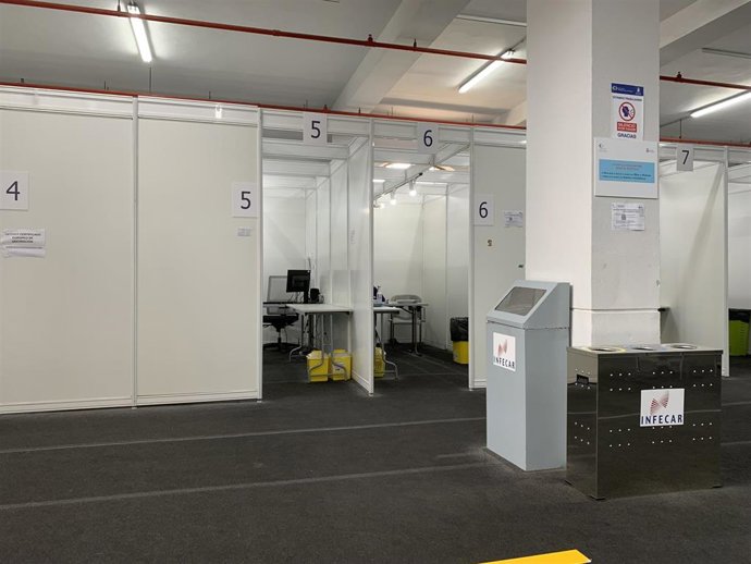 Archivo - Punto de vacunación infantil contra la Covid-19 en Infecar, en Las Palmas de Gran Canaria