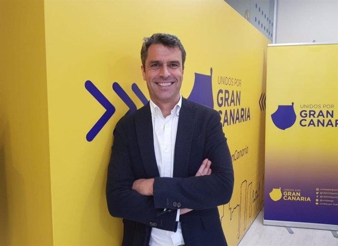 El candidato a la alcaldía de Las Palmas de Gran Canaria, Enrique Hernández Bento