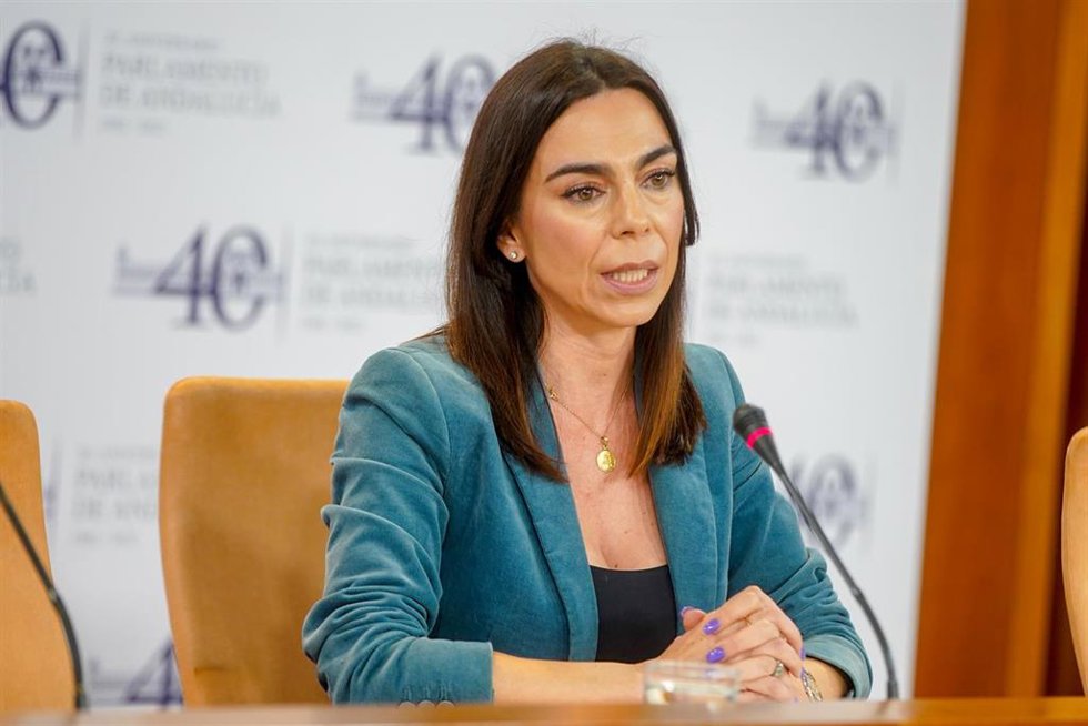 La portavoz de Ciudadanos en el Parlamento de Andalucía, Teresa Pardo, en una fotografía de archivo. 