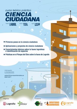 El Ayuntamiento de Logroño y ADALAR ofrecen un curso teórico práctico sobre Ciencia Ciudadana