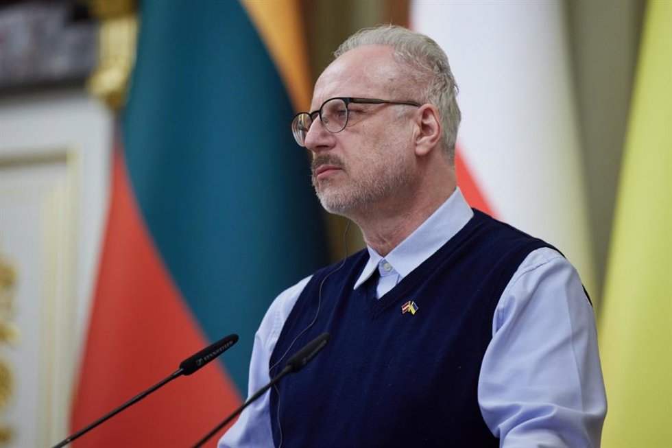 El presidente de Letonia, Egils Levits.