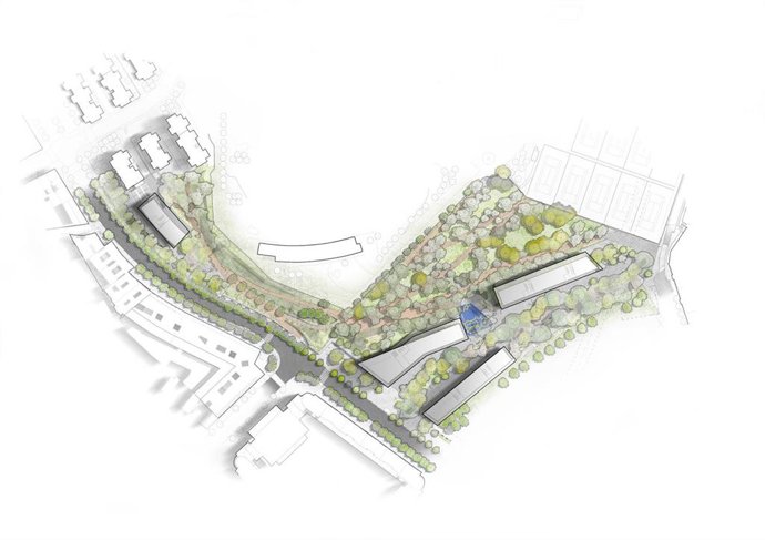 Prototipo del nuevo parque urbano en Can Clos (Sants-MOnjuc)