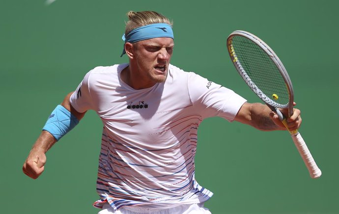 Alejandro Davidovich Fokina of Spain during day 5 of the Rolex Monte-Carlo Masters 2022, an ATP Masters 1000 tennis tournament on April 14, 2022, held at the Monte-Carlo Country Club in Roquebrune-Cap-Martin, France - Photo Jean Catuffe / DPPI