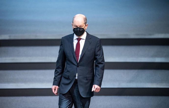 El canciller alemán,  Olaf Scholz