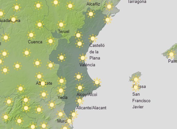 Predicción del tiempo para este sábado 16 de abril