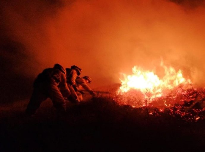 Incendio forestal.- Archivo