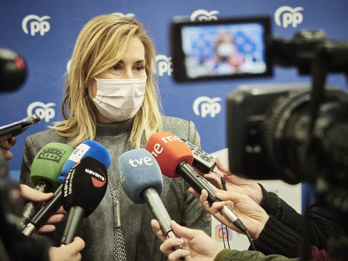 La presidenta del Partido Popular de Navarra, Ana Beltrán.