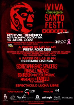 Cartel del '¡Viva Santo Fest!' 2022.