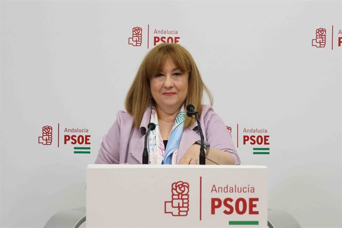 La secretaria del Grupo Parlamentario Socialista en el Parlamento andaluz, Soledad Pérez, en una imagen de archivo