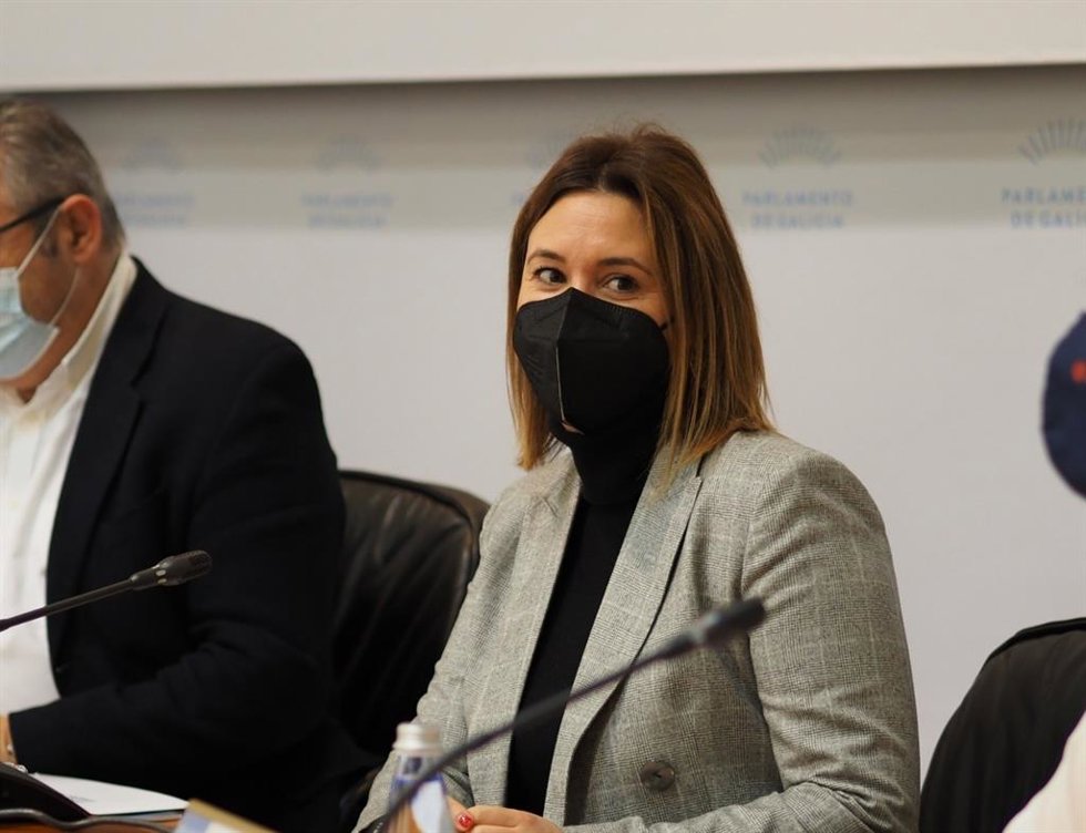 Archivo - Patricia Otero (PSdeG) en una comisión parlamentaria