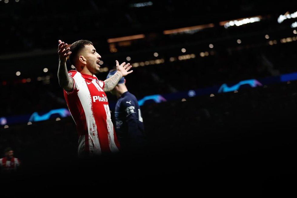Ángel Correa con el Atlético de Madrid
