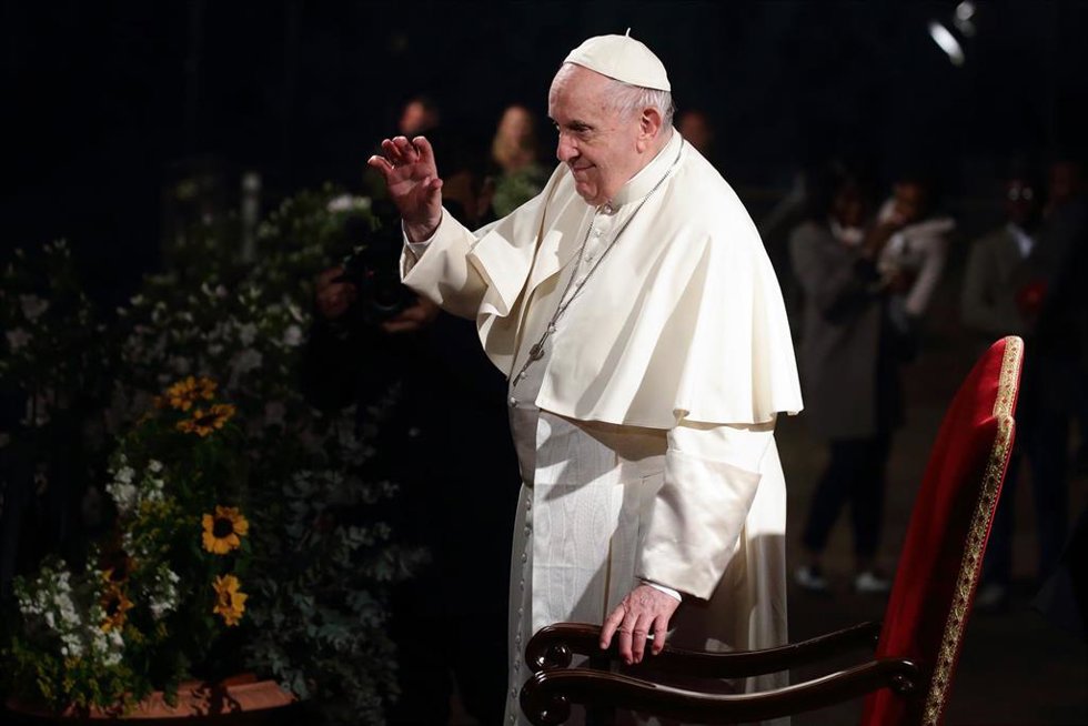 El Papa presidiendo el Vía Crucis el pasado Viernes Santo