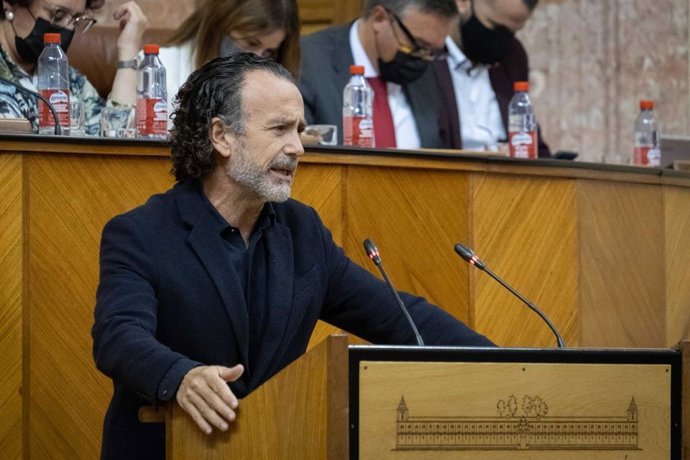 El portavoz adjunto del PP en el Parlamento andaluz, Pablo Venzal, en una imagen de archivo.