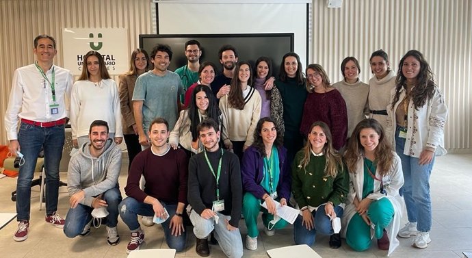 Personal del Área de Salud de Cáceres.