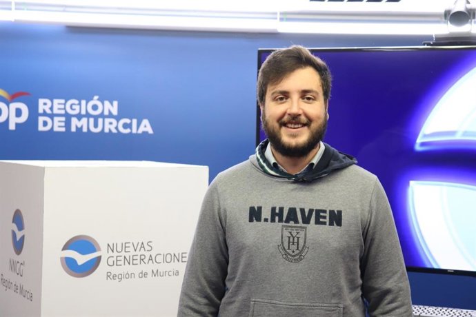 El presidente Nuevas Generaciones Región de Murcia, Antonio Landáburu