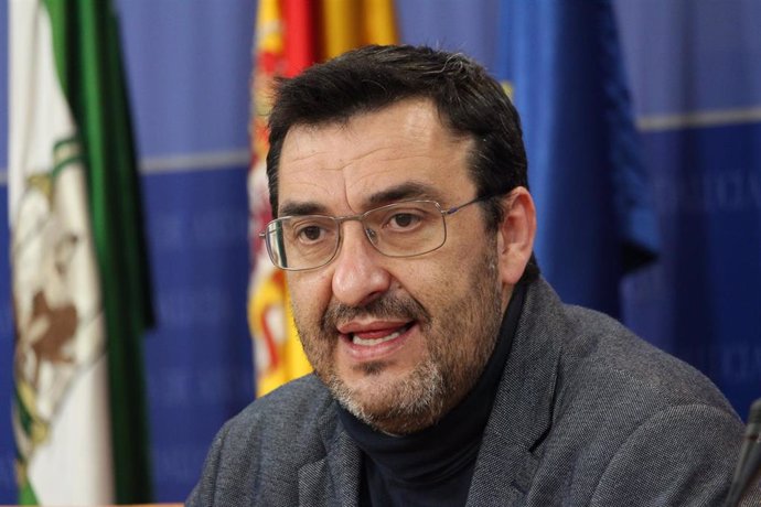 El portavoz adjunto del grupo parlamentario Unidas Podemos por Andalucía (UPporA), Guzmán Ahumada