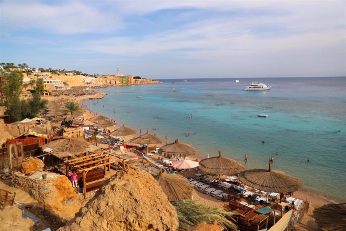 Playa en la localidad egipcia de Sharm el Sheij