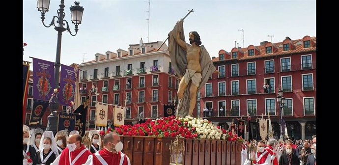 Plaza Mayor de Valladolid este Domingo de Resurrección