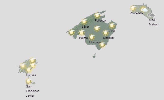 El tiempo, hoy lunes 18 de abril, en Baleares