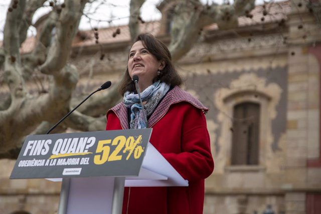 Archivo - La presidenta de la Asamblea Nacional Catalana, Elisenda Paluzie