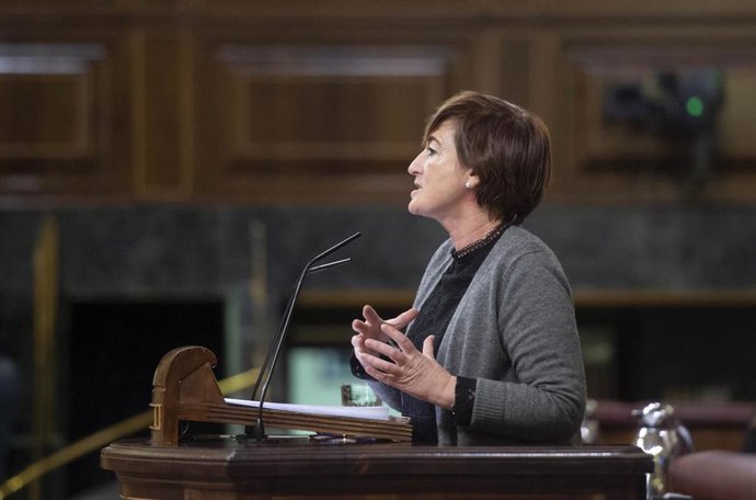 Archivo - La diputada del PNV, Josune Gorospe