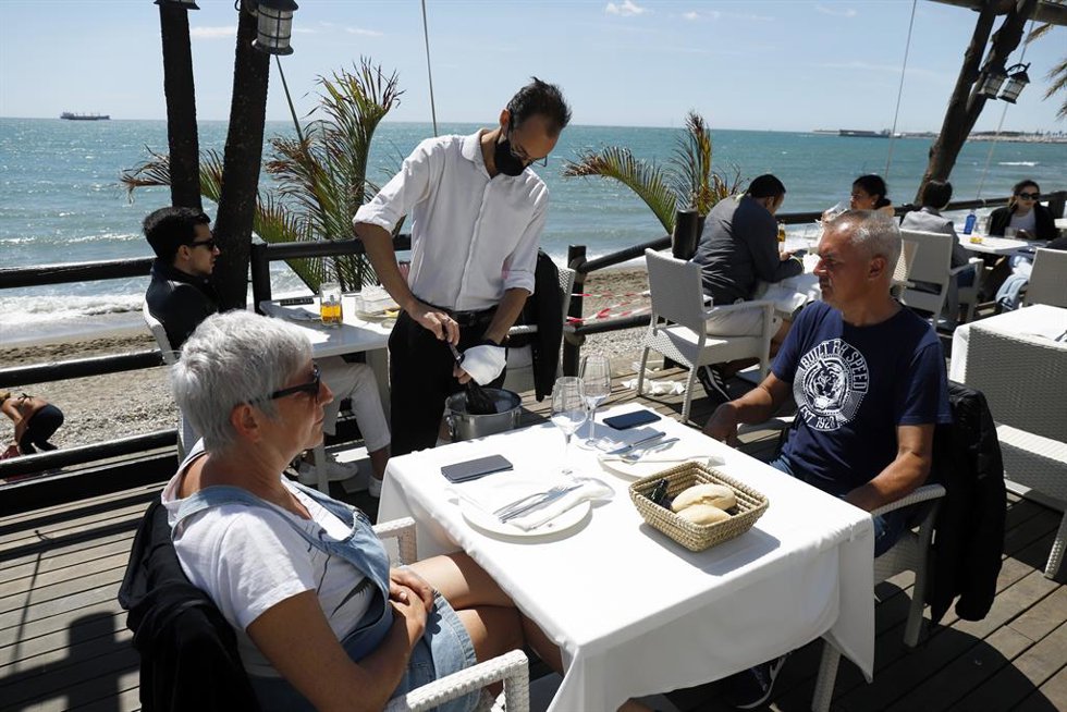 Archivo - playa de la Malagueta, a 02 de mayo del 2021, en Málaga a 02 de mayo 2021