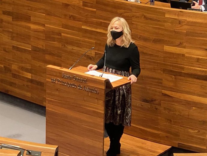 Archivo - La diputada de Vox en la Junta General del Principado, Sara Álvarez Rouco.