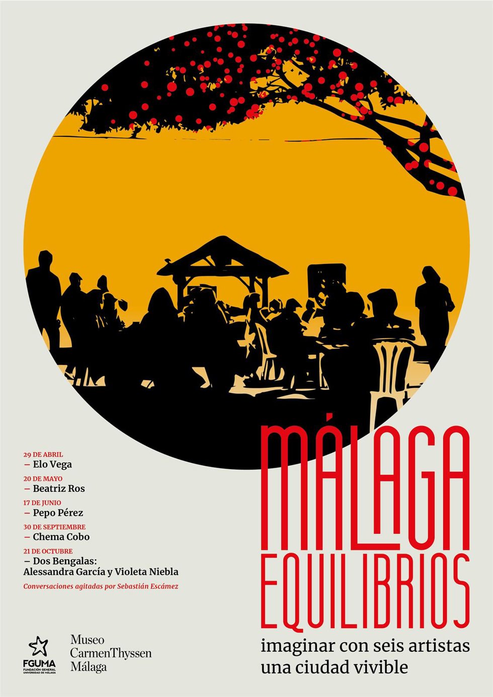 Cartel Ciclo Málaga Equilibrios