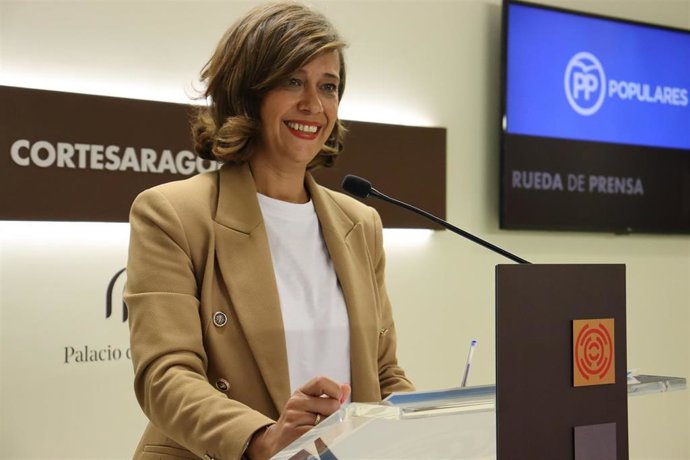 La portavoz adjunta del grupo del PP de las Cortes de Aragón, Marian Orós.