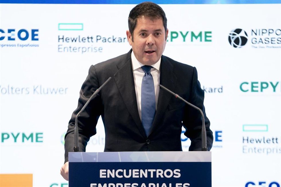 Archivo - El presidente de Cepyme, Gerardo Cuerva, en una imagen de archivo.