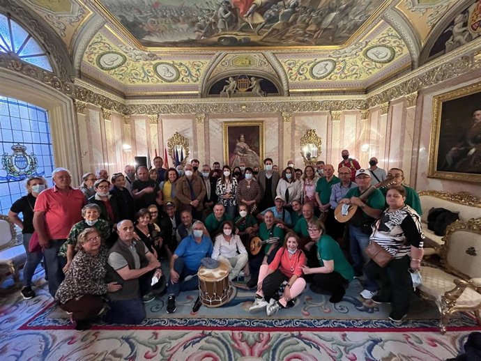 Recepción en el Ayuntamiento de Segovia.