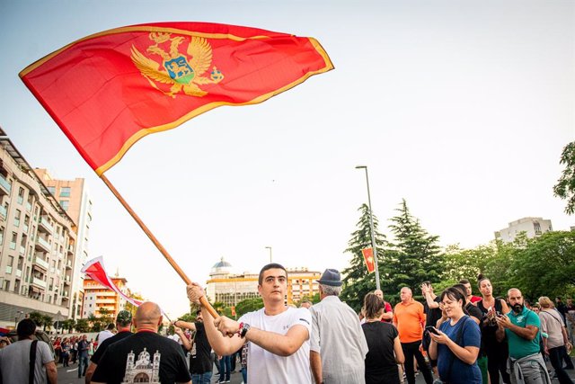 Archivo - Bandera de Montenegro