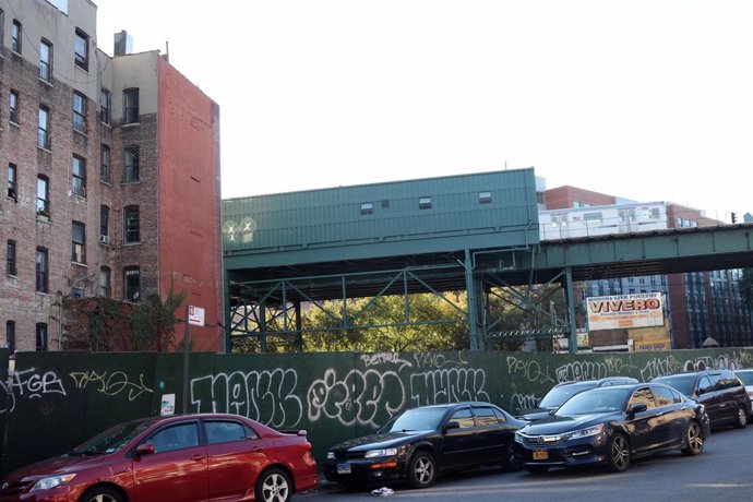 Zona residencial en el distrito del Bronx, en Nueva York