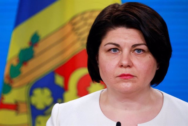 La primera ministra de Moldavia, Natalia Gavrilita. 