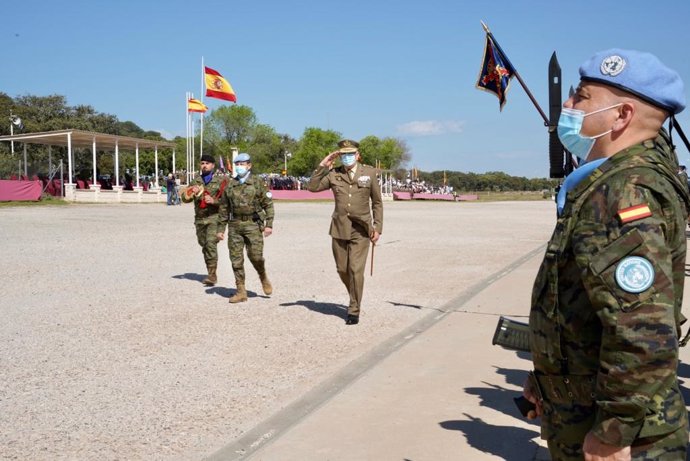 La base militar de Cerro Muriano en Córdoba acoge el acto de despedida del contingente Libre Hidalgo XXXVII hacia Líbano.