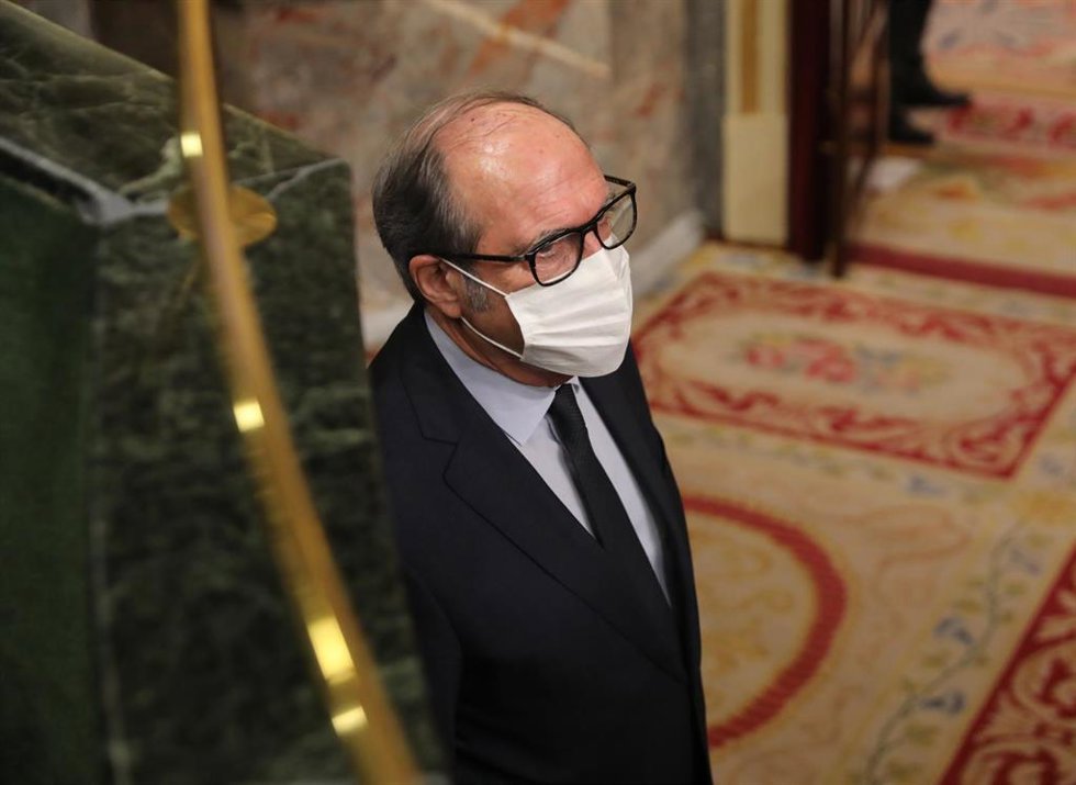 El Defensor del Pueblo, Ángel Gabilondo e,n el Congreso de los Diputados.