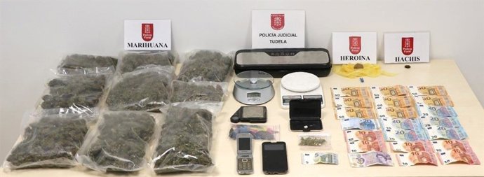 Imagen del material incautado