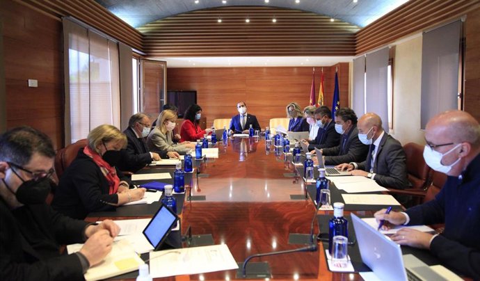 Archivo - Reunión de la Junta de Portavoces de las Cortes de C-LM.