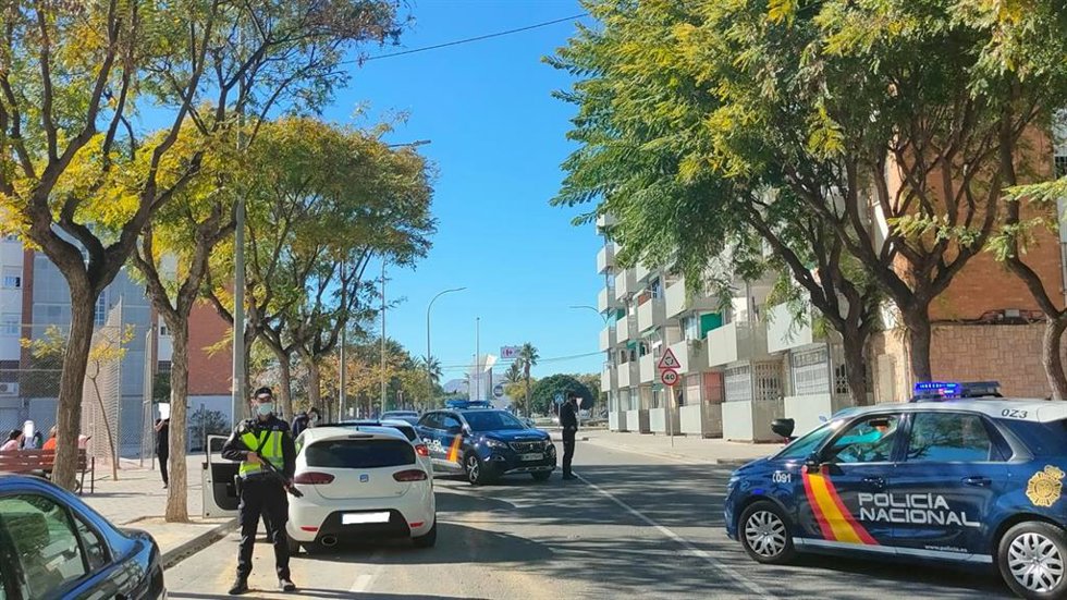 Imagen de la intervención de la Policía