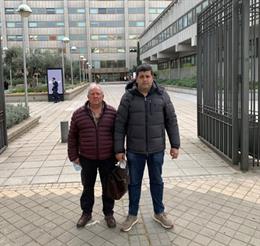 El secretario del sector de Bienes de Equipo y TIC de UGT FICA, Mikel Zarandona, y el responsable del subsector Naval, Manuel Velado, se reúnen con el Ministerio de Industria para abordar el PERTE Naval