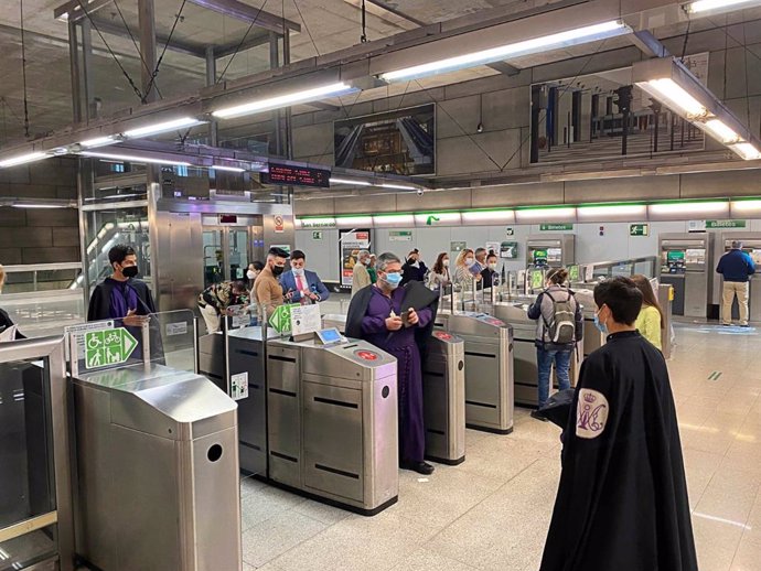 Metro de Sevilla registra más de 560.000 desplazamientos en la Semana Santa de 2022.