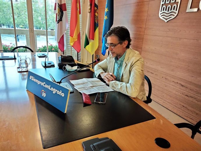 El concejal del PP en Logroño Pablo Santaoalla