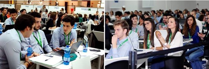 Estudiantes participantes en una edición de Business Talentes