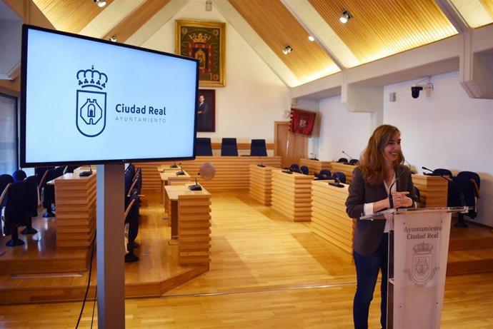 La portavoz del equipo de Gobierno, Marina Boadella, en rueda de prensa.