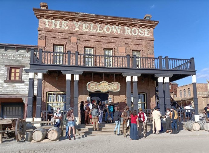 Celebración del Almería Western Film Festival en Tabernas.